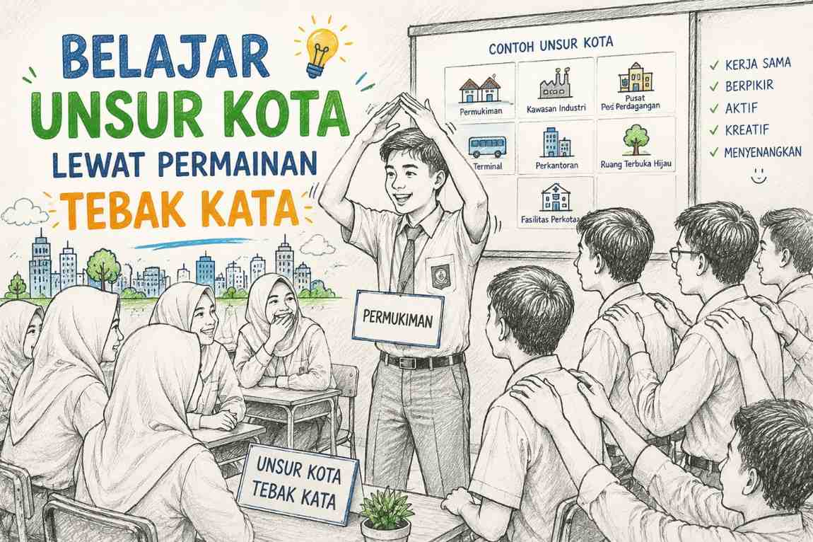 Belajar Unsur Kota Lewat Permainan Tebak Kata