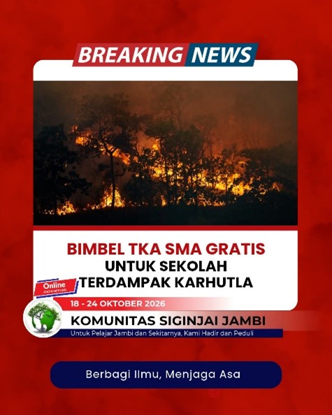 Berbagi Ilmu, Merajut Asa Komunitas Siginjai Jambi – Pendiks Geonusa